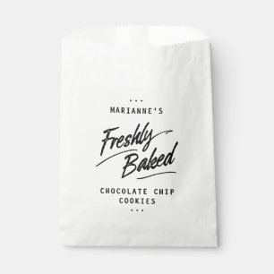 Frisch gebackene personalisierte geschenktütchen