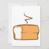 frisch gebackenes Brot Einladung (Vorderseite)