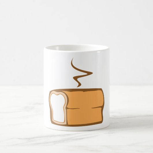 frisch gebackenes Brot Kaffeetasse (Mittel)