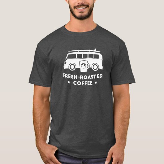Frisch-Gebratener Kaffee T-Shirt (Vorderseite)