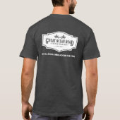 Frisch-Gebratener Kaffee T-Shirt (Rückseite)