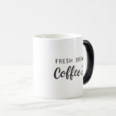 Frisch gebrüht Kaffee Verwandlungstasse (VorderseiteRechts)