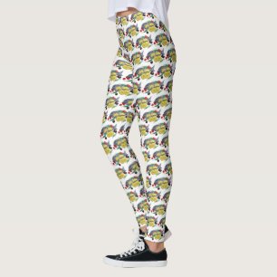 Frisch gegrillter Fisch Griechischer Mittelmeer Me Leggings
