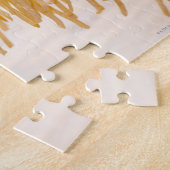 Frisch gemachte Pasta-Trocknung auf einem Holzgest Puzzle (Seite)