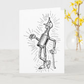 Frisch geöltes Tinman Karte (Gelbe Blume)