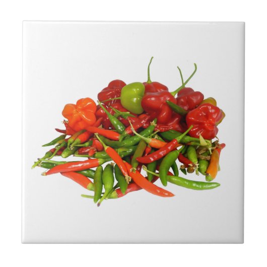 Frisch gepickte Kinder Fliese (Vorderseite)