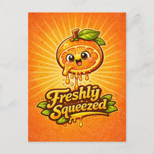 Frisch Gepresst - Fruchtig Gefühlvoll - Foodie-Fre Postkarte