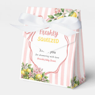Frisch gepresste Limonade Schleife Baby Shower Geschenkschachtel