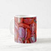 frisch geschnittene Tomaten Kaffeetasse (Vorderseite Links)