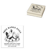 Frisch gezüchtete Eier und Eier Gummistempel (Stempel)