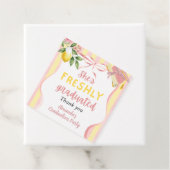 Frisch graduierte Limonade-Limonen-Abschlussfeier Geschenkanhänger (Beispiel)