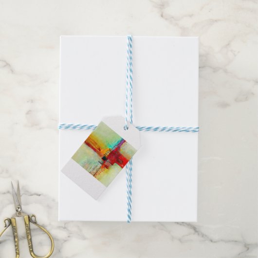 frisch lackieren geschenkanhänger (Mit Garn)