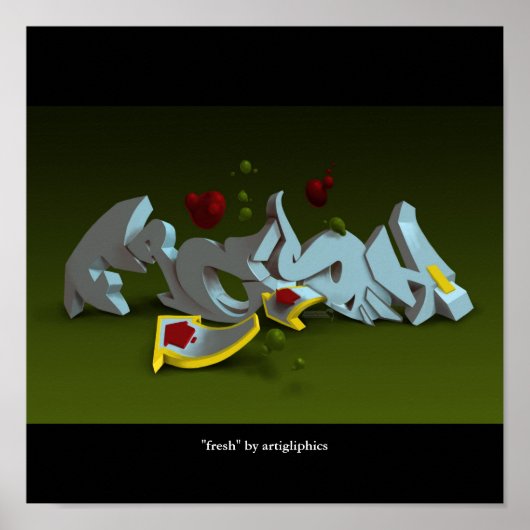 "FRISCH" POSTER (Vorne)