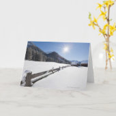 frisch präparierte Langlaufloipe in einer Karte (Gelbe Blume)