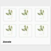 FRISCH SAGE Large Square Stickers (Blatt)