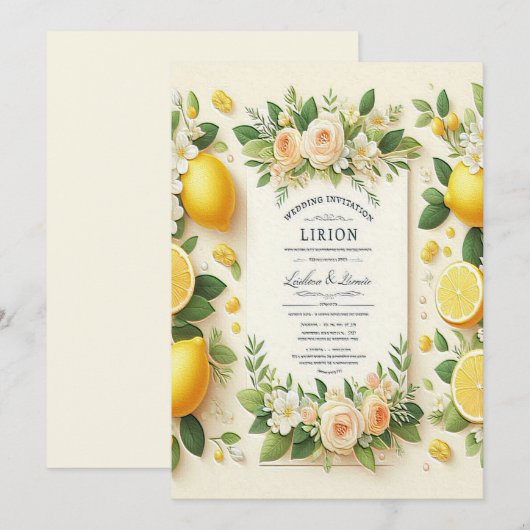 frisch und blumig einladung (Vorne/Hinten)