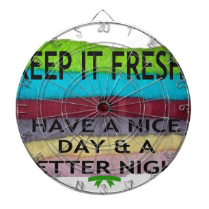 Frisch und sauber: Farbenbruch für einen Neubeginn Dartscheibe