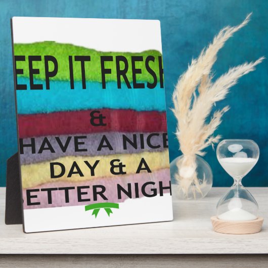 Frisch und sauber: Farbenbruch für einen Neubeginn Fotoplatte (Seite)