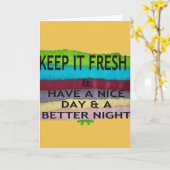 Frisch und sauber: Farbenbruch für einen Neubeginn Karte (Gelbe Blume)