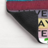 Frisch und sauber: Farbenbruch für einen Neubeginn Mousepad (Ecke)