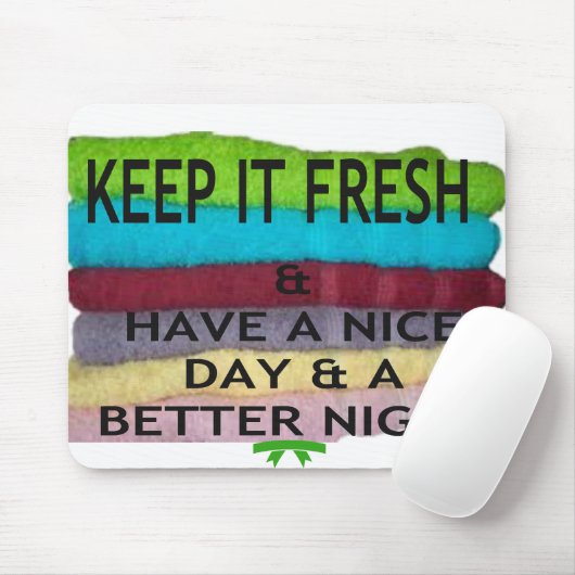 Frisch und sauber: Farbenbruch für einen Neubeginn Mousepad (Mit Mouse)