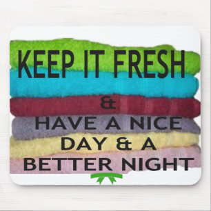 Frisch und sauber: Farbenbruch für einen Neubeginn Mousepad