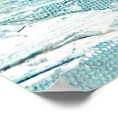 frisch verheiratetes Sprichwort Grunge Poster (Ecke)