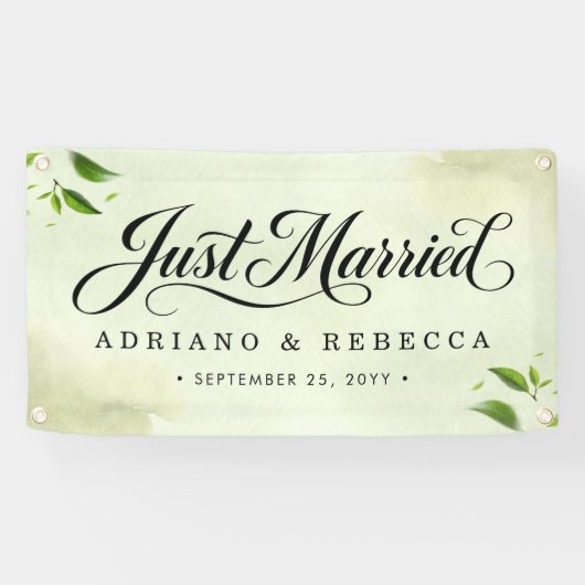 Frisch Vermählt Auto Banner (Horizontal)