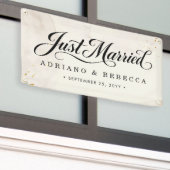 Frisch Vermählt Auto Banner (Äußeres Gebäude)