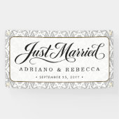 Frisch Vermählt Auto Banner (Horizontal)