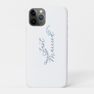 Frisch Vermählt Name des Paares Datum Jahr Hochzei Case-Mate iPhone Hülle