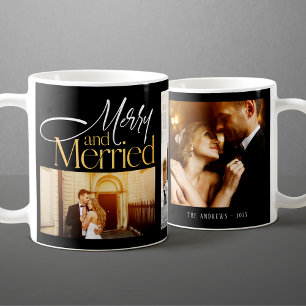 Frisch Vermählte 3 Foto Weihnachten Kaffeetasse