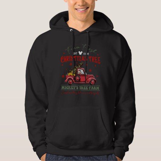 frisch vom Hof Weihnachtsbaum2 Hoodie (Vorderseite)