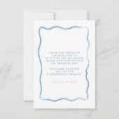 Frisch vom Markt Brautdusche-Dankeschön-Karte Dankeskarte (Rückseite)