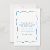 Frisch vom Markt Brautdusche-Dankeskarten Dankeskarte (Rückseite)