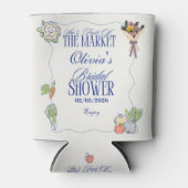 Frisch vom Markt Brautdusche Whimsical Dosenkühler (Vorderseite)