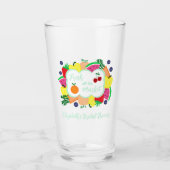 Frisch vom Markt: Brautparty Glas (Vorderseite)