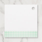 Frisch vom Markt Brautparty Selbstgemachte Marmela Geschenkanhänger (Rückseite)