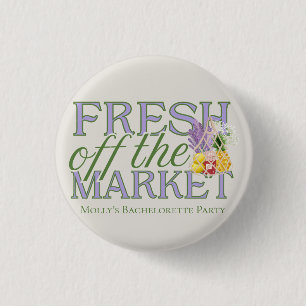 Frisch vom Markt Brautschauer-Party Button