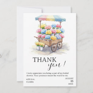 Frisch vom Markt Brautschauer-Party Dankeskarte