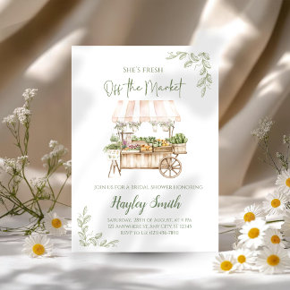 Frisch vom Markt: Einladung zur Bridal Shower
