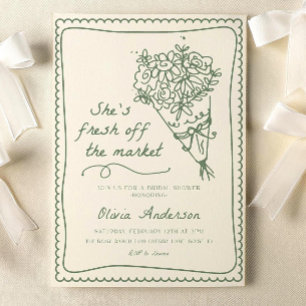 Frisch vom Markt: Einladung zur Bridal Shower Feie