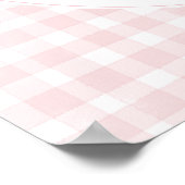 Frisch vom Markt Rosa Brautparty-Willkommen Poster (Ecke)