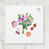 FRISCH VOM MARKT Süße individuelle Bridal Shower Geschenkanhänger (Rückseite)