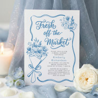 Frisch vom Markt Whimsical Bridal Shower mit Zeich