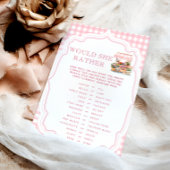 Frisch vom Markt, würde sie eher Dusche spielen