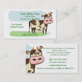 Frisch weg vom Bauernhof Visitenkarte (Vorne/Hinten)