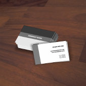 Frisch weiße, zeitgenössische Transparenz Visitenkarte