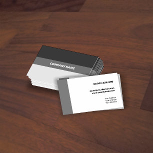 Frisch weiße, zeitgenössische Transparenz Visitenkarte