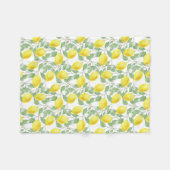 FRISCH ZITRONEN FLEECEDECKE (Vorderseite (Horizontal))